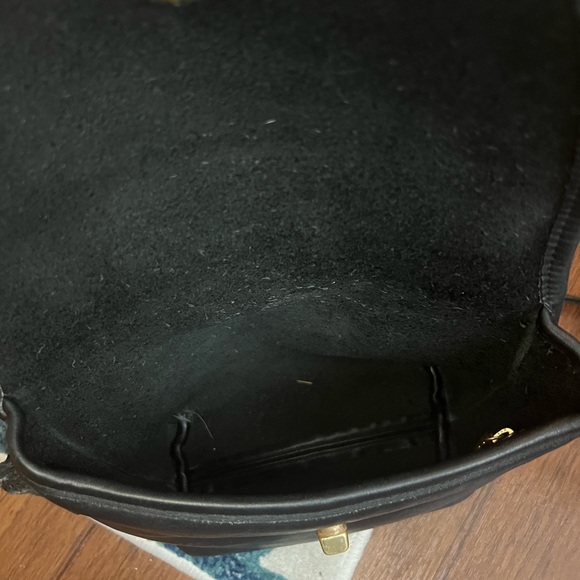 VTG Coach Quincy Black Crossbody Bag 9919 - Picture 6 of 11